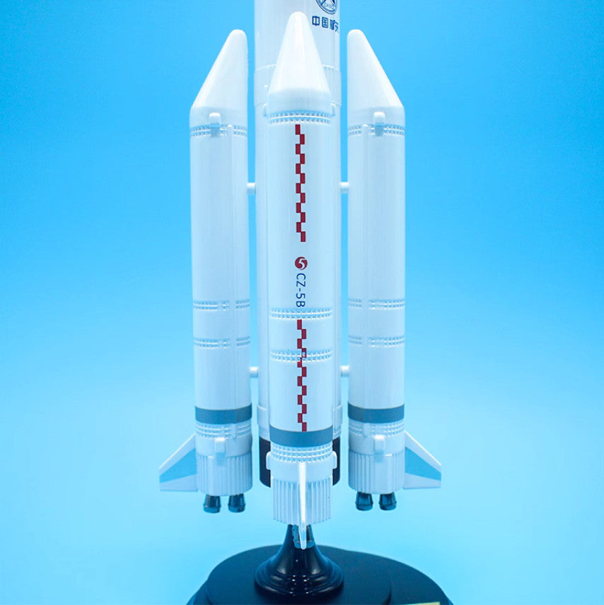 1:150 43CM Long March CZ-5 Carrier Rocket Diecast Aerospace Spaceaircraft Model