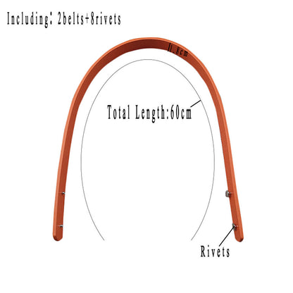 2Pcs Replacement Strap For Handbag Purse Tote Bag PU Leather Handle Strap*US