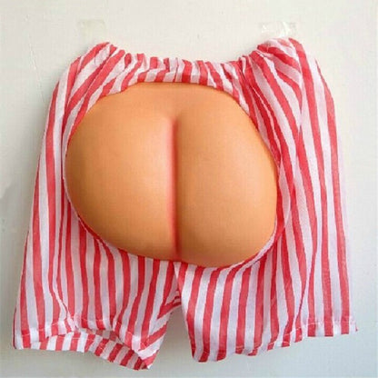 Funny Fake Ass Butt Shorts Halloween Masquerade Party Costume Mens Bum Thongs