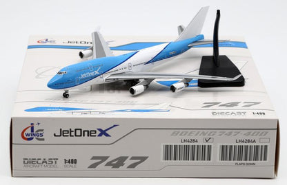 1:400 JC Wings JetOneX BOEING 747-400 Passenger Airplane Diecast Aircraft Model
