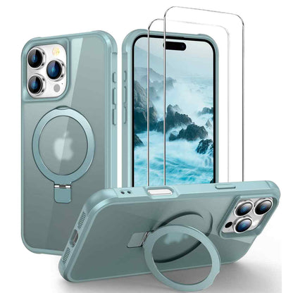 For iPhone 16 15 14 13 12 11 Pro Max Plus Mag-Safe Case with Screen Protector