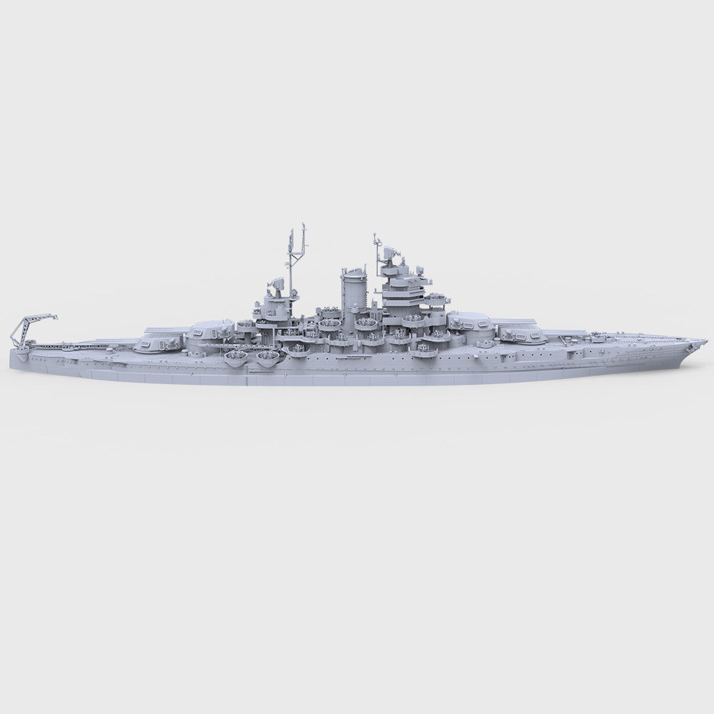 SMODEL 1/1250 Model Kit USS New Mexico Class Mississippi (BB-41) 1945 Battleship