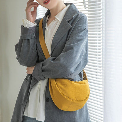 Shoulder Bag Nylon Cotton Messenger Bags Large Style Travel Handbag 12*6*4 Inch.