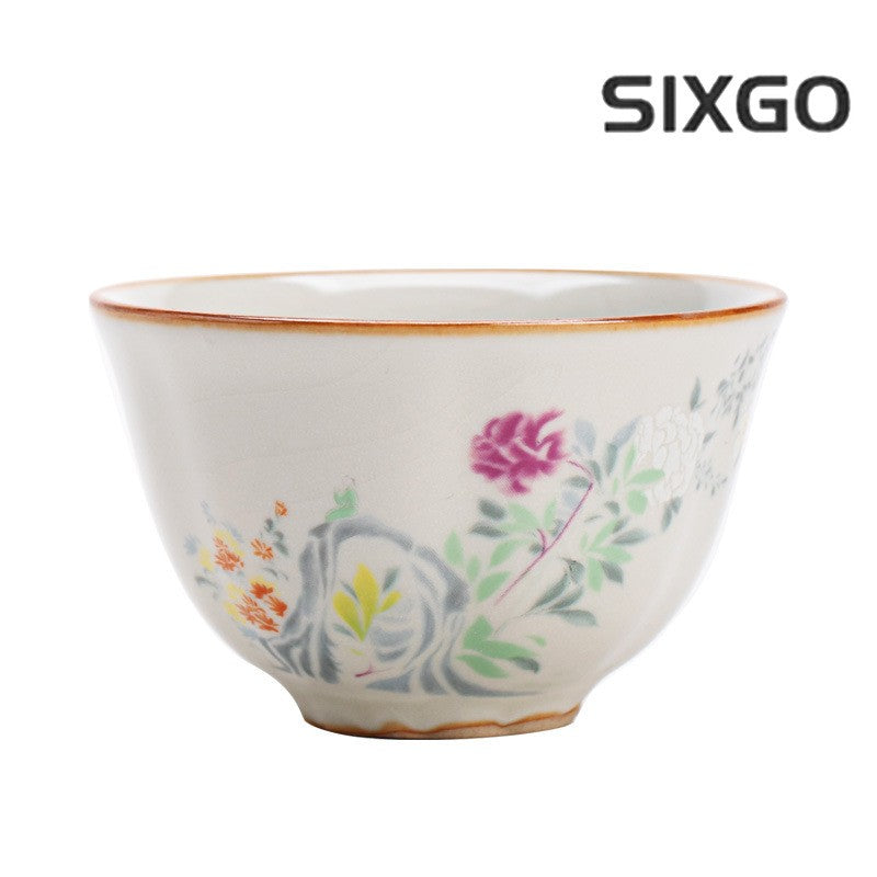 55ml Jingdezhen Ceramic Master Cup Household Tea Tasting Cup Kung Fu Teaset
