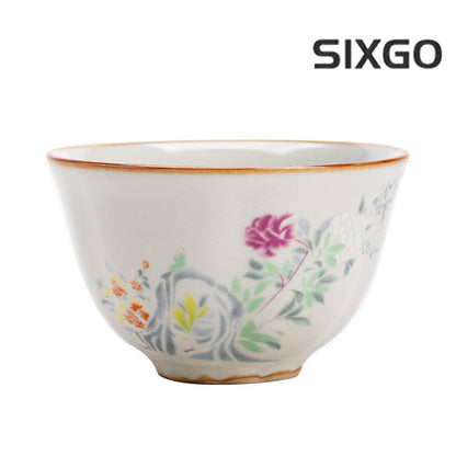 55ml Jingdezhen Ceramic Master Cup Household Tea Tasting Cup Kung Fu Teaset