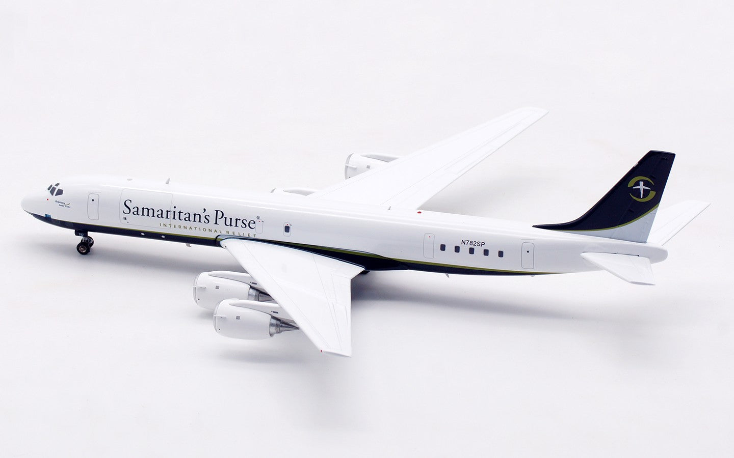 1:200 InFlight Samaritan's Purse DC-8-72CF Airplane Diecast Aircraft Model