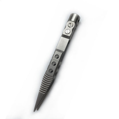 EDC Titanium Alloy CNC Tweezer Portable Antiskid Outdoor Pocket Camping Tool