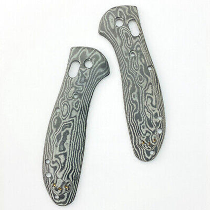 Micarta Scales+Supporting Shafts for Benchmade Griptilian 551/550 Snake Pattern