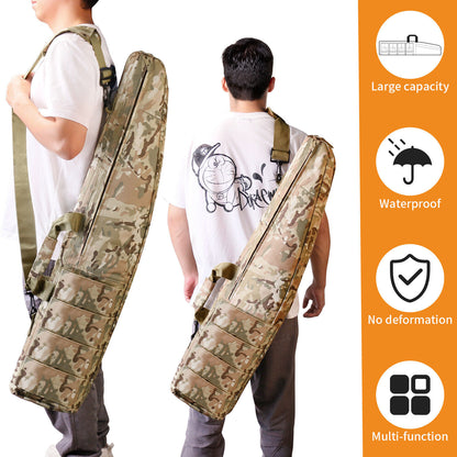 Tactical Oxford Cloth Rifle Molle Bag Gun Range Hunting Storage Soft Case 39"47"