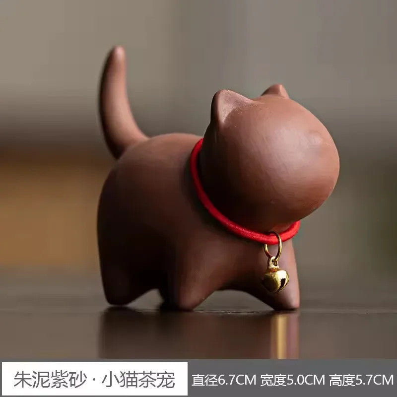 Creative Ceramic Kung Fu Accessories Purple Clay Tea Set Tea Art Ornaments