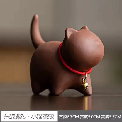 Creative Ceramic Kung Fu Accessories Purple Clay Tea Set Tea Art Ornaments