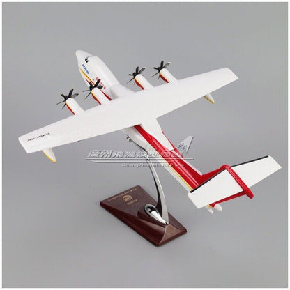 1:100 39CM AVIC Kunlong AG600 Amphibious Aircraft Rescue Plane ABS Plastic Model