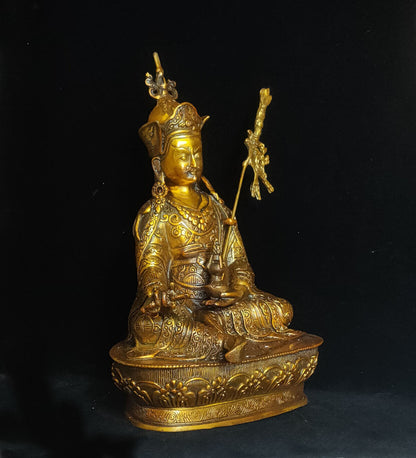 Orgyen menla Guru Padmasambhava Rinpoche Buddha Statue Vajra monks blessing
