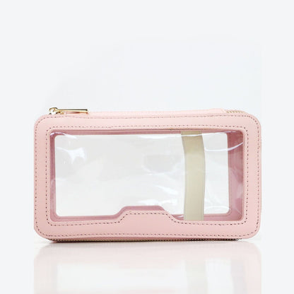 Crocodile Leather Travel Bag Fashion Waterproof Clear Makeup Storage Bag Zipper