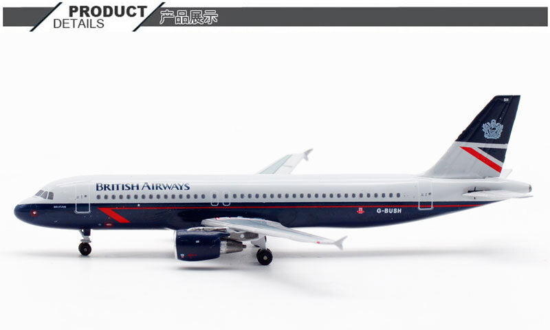 1:400 ARD BRITISH AIRWAYS AIRBUS A320-211 Passenger Airplane Diecast Plane Model