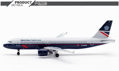 1:400 ARD BRITISH AIRWAYS AIRBUS A320-211 Passenger Airplane Diecast Plane Model