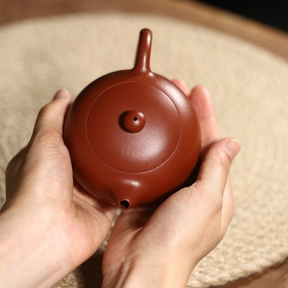 Collected Rare Original Ore Real Yixing Zisha Dahongpao Clay Teapot Marked Xishi