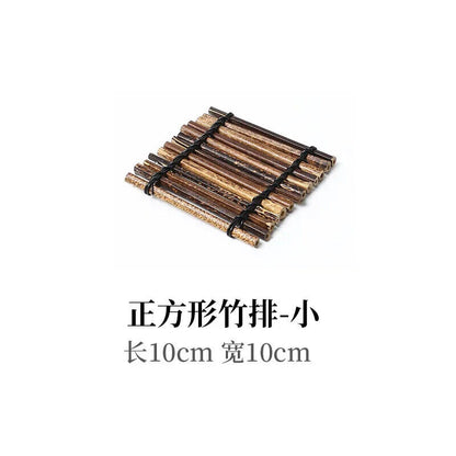Bamboo Crafts Sushi Plates Japanese Korean Restaurant Sashimi Trays Dishes Decor