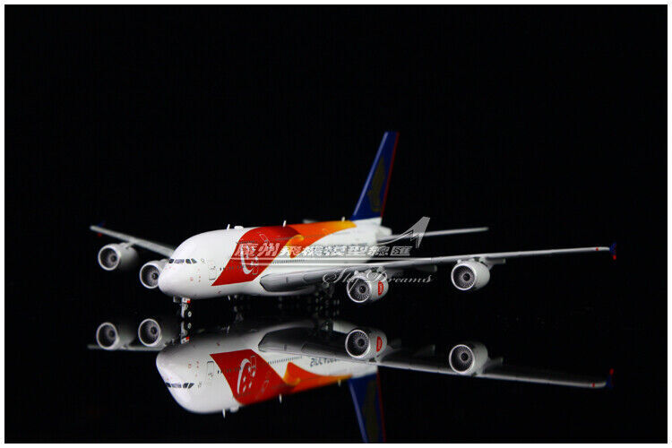 1:400 JC Wings SINGAPORE AIRLINES AIRBUS A380 Passenger Aircraft Diecast Model