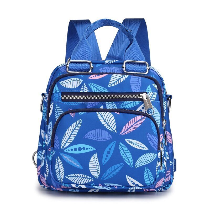 Women Nylon Backpack Waterproof Shoulder Bag Small Rucksack Polyester 25*25*11cm
