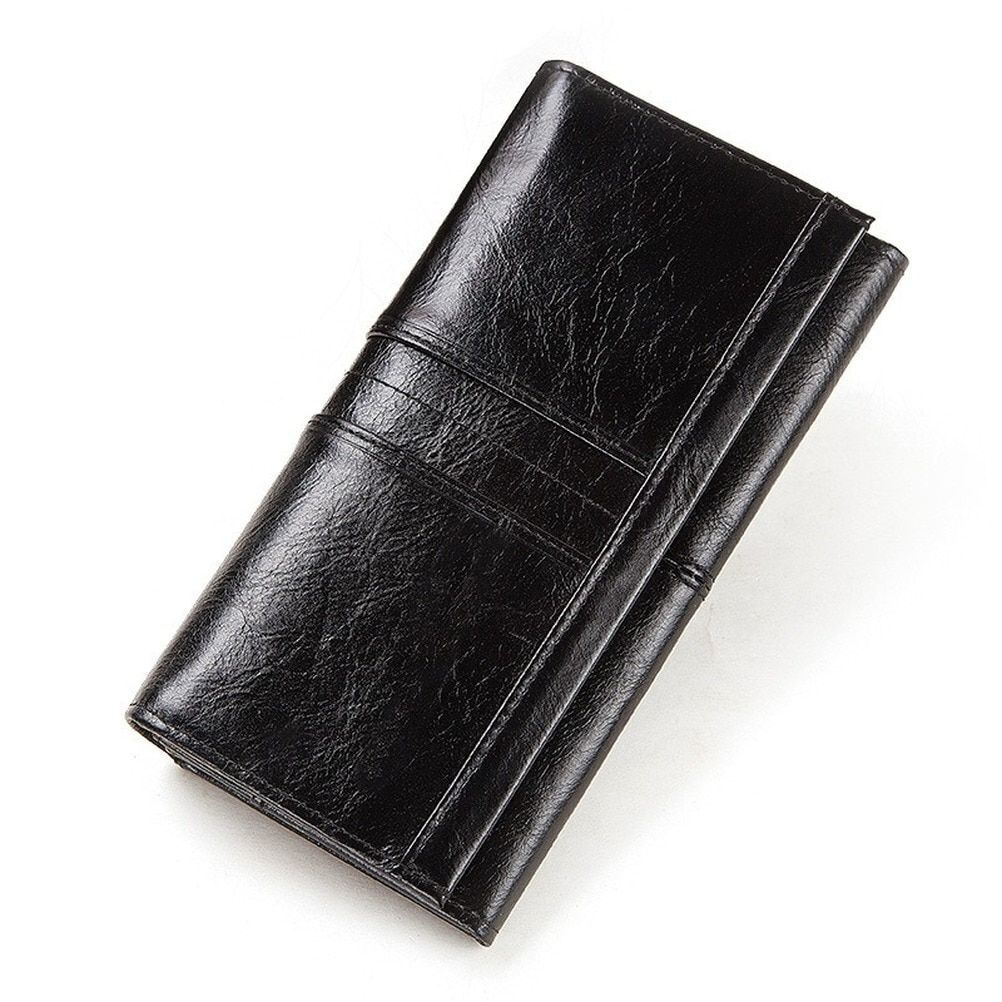 Leather Women Wallet Long Multi-Card Holder Large Mobile Phone Purse 18*3.5*9 CM