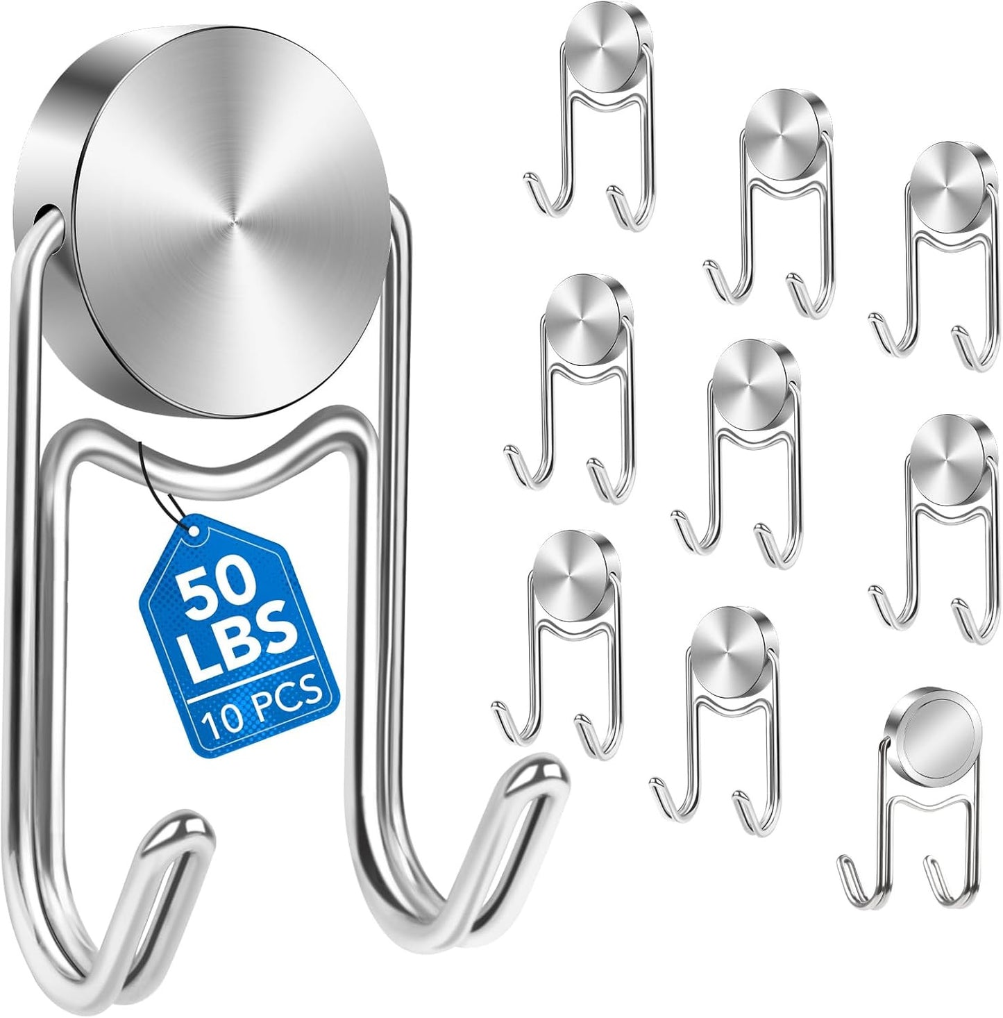 Magnet Hooks, Swivel 50Lbs Magnets with Hooks, Heavy Duty Magnet Hook for Cruise