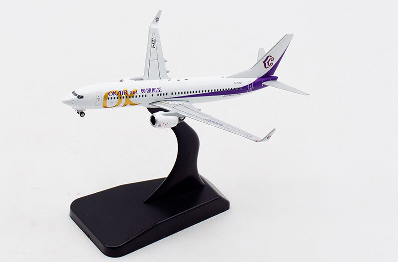 JC Wings OKAIR for BOEING 737-800 B-5367 1/400 diecast plane model aircraft