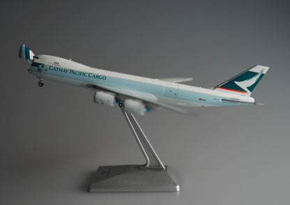 1:400 YY Wings CATHAY PACIFIC CARGO BOEING B747-8F Plane Aircraft Diecast Model