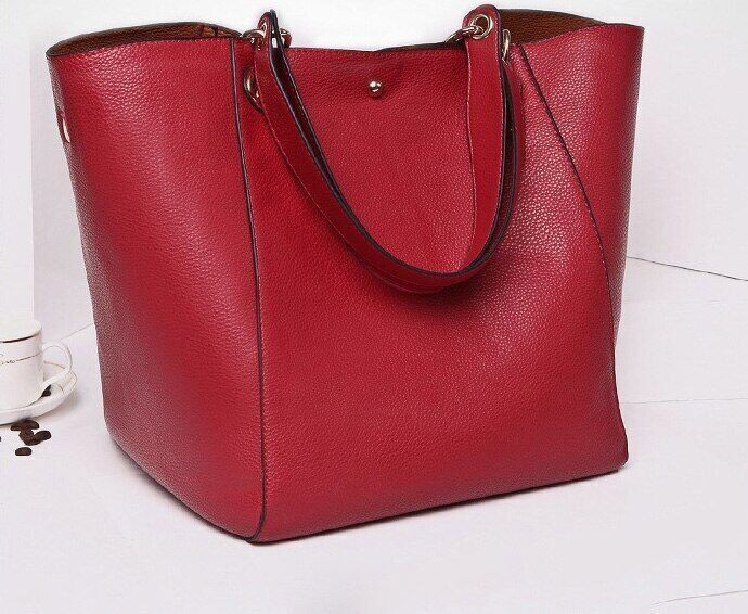 Brown Women Shoulder Bag Leather Bag Female Genuine Handbag Crossbody Bag