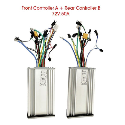 72v 50A Electric Scooter Controller 72 Dual Motor 7000/8000w Accelerator Display