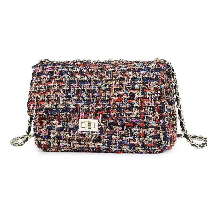 Women Bags Woolen luxury handbags Crossbody Bag Women Shoulder Bag Purse Clutch