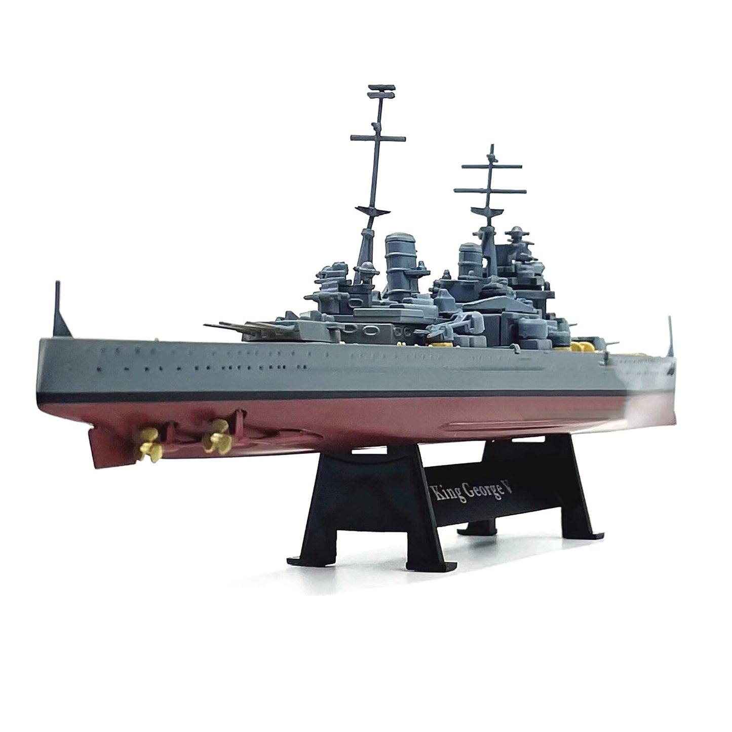 22.8cm Diecast Alloy 1/1000 Scale WWII King George V Battleship Model Collection