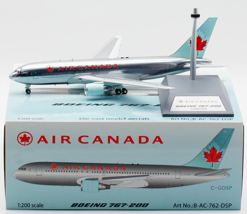 1:200 24CM B-Models AIR CANADA BOEING 767-200ER Passenger Airplane Diecast Model