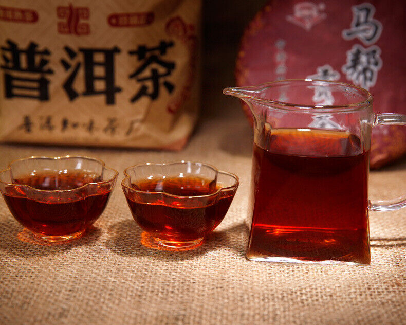 2013 Ji Shun Hao Ma Bang Tribute Tea Pu-erh Tea 357g Cake Ripe Shu Puer Puerh