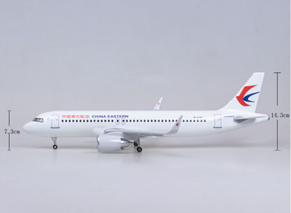 1:80 47CM CHINA EASTERN AIRBUS A320neo Airplane Landing Gear Resin Plane Model