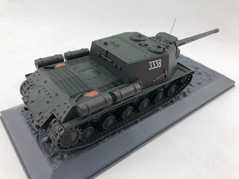 1/43 ISU-122 German 122mm Heavy Self-propelled Assault Gun Alloy Tank Model