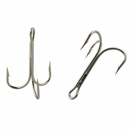 Treble Hook Fishing 50pcs 3551 O'Shughnessy High Carbon Big Game Triple Tackle