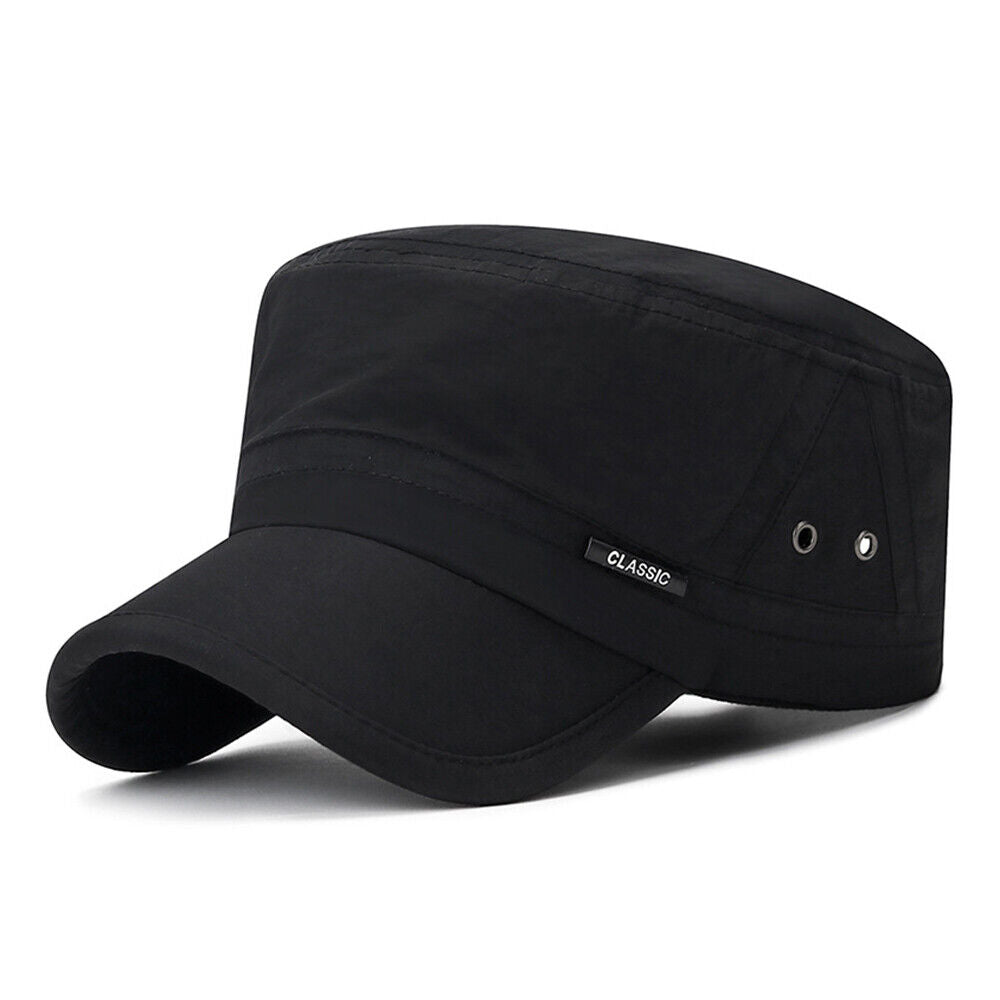 Buckle Back Cap Snapback Caps Flat Hats Army Cap Sun Visor Cap All-match