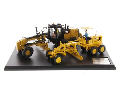 2PC 1:50 DM 12M3 & NO.12 Motor Grader Construction Vehicle Machine Diecast Model