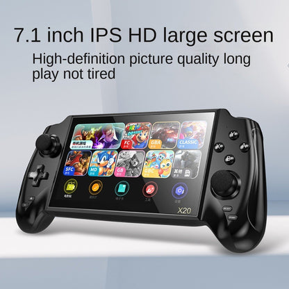 X20 7.1" Retro Handheld Game Console,IPS Screen Video Games, 3000+ Classic Games