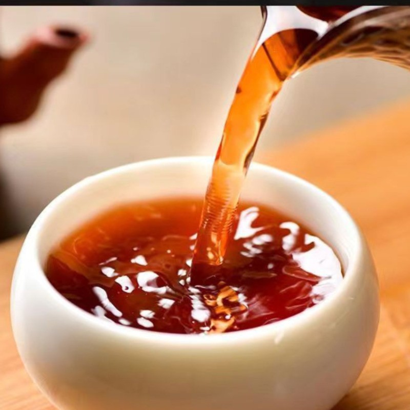 250G Yunnan Menghai Chen Nian Jujube Fragrance Old Tree Pu'er Tea Brick -