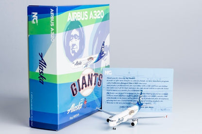 1:400 NG Model Alaska AIRBUS A320 Passenger Airplane Diecast Aircraft Model