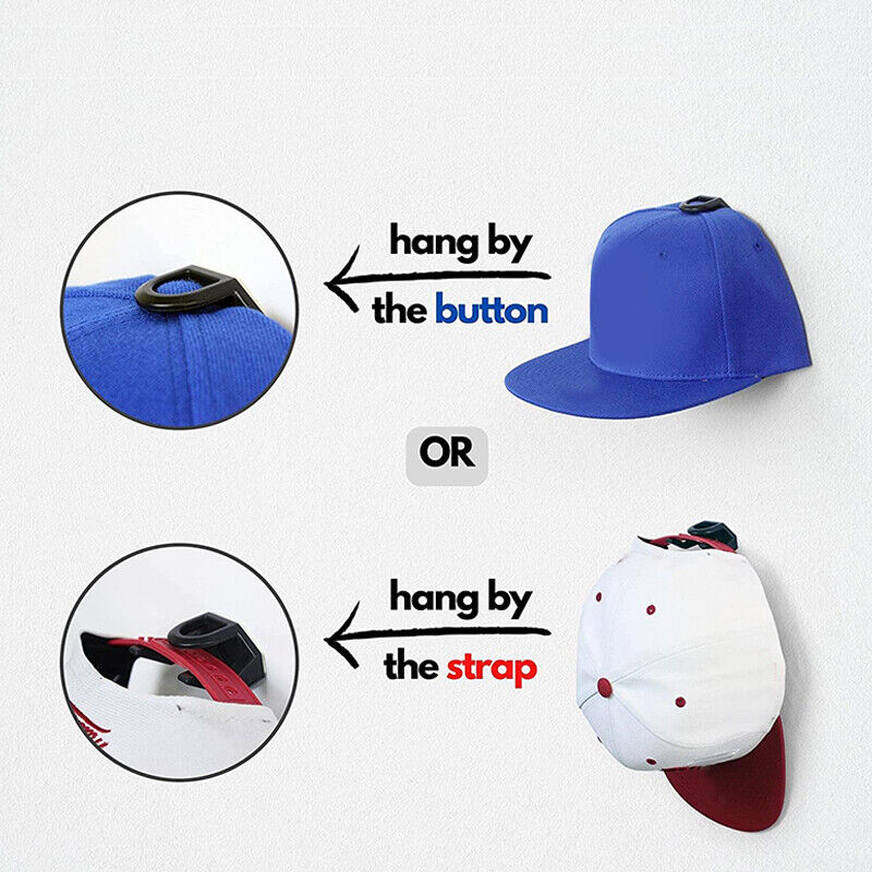 Hat Hook Headphone Necklace Storage Door Wall Closet Storage Hanger Hat Holder