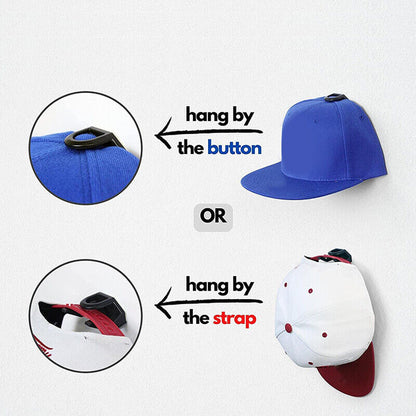 Hat Hook Headphone Necklace Storage Door Wall Closet Storage Hanger Hat Holder