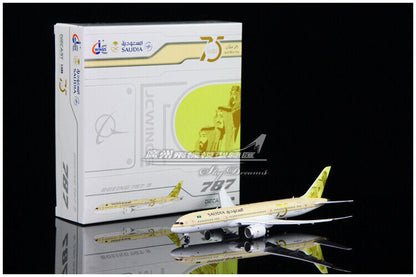 1:400 JC Wings Saudi BOEING 787-9 Passenger Airplane Flap Down Diecast Model