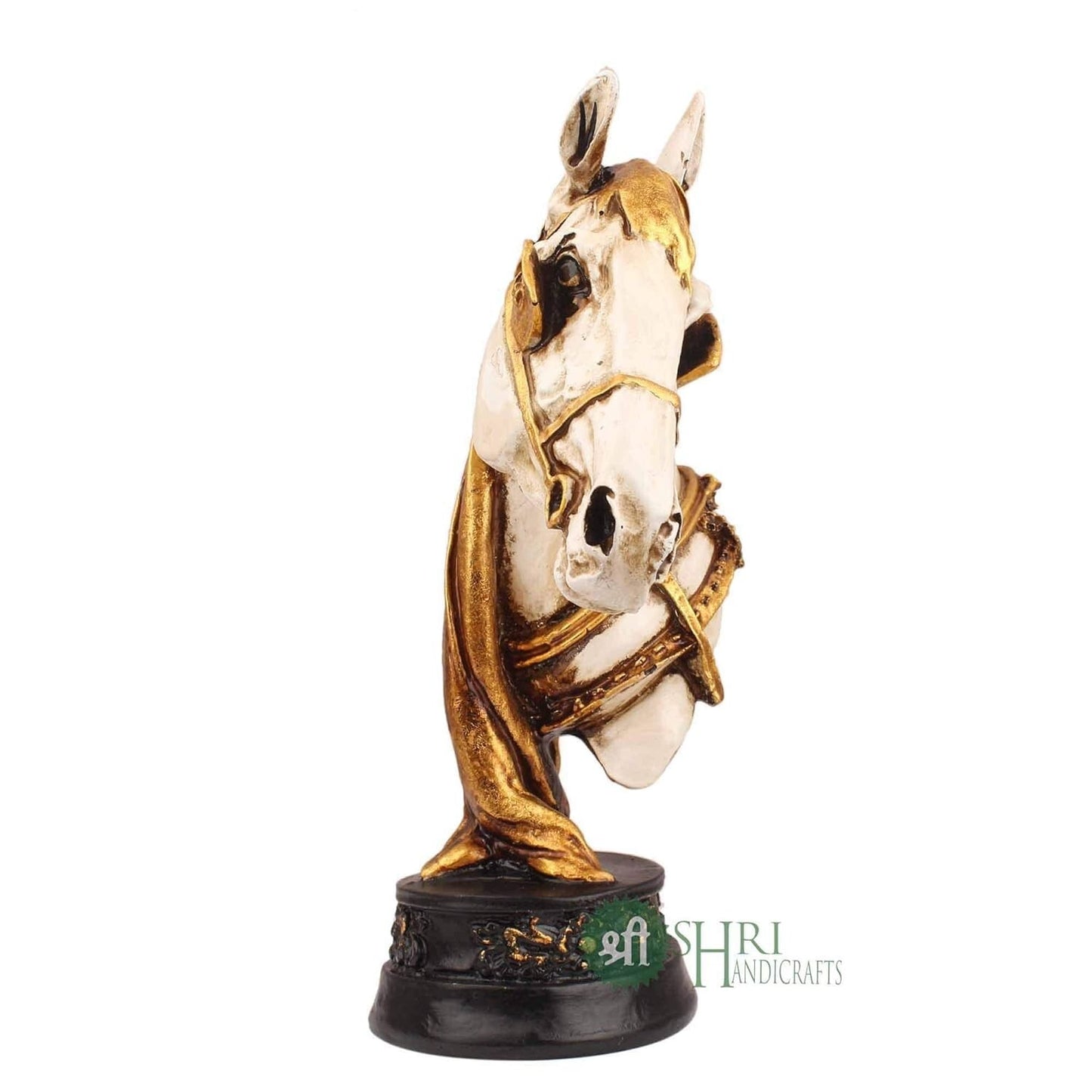 Resin Horse Bust Statue Animal Figurines Gifts Antique Design for Home Decor