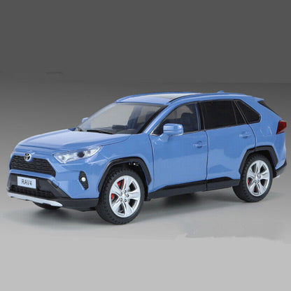 1:24 Toyota RAV4 SUV Diecast Model Cars Toy Off-road Vehicles Collection Gift