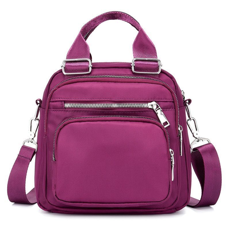 Nylon Waterproof Shoulder Bags Casual Tote Crossbody Purse Messenger Bag Handbag