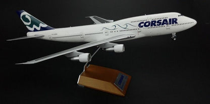 1:200 35CM JC WINGS CORSAIR BOEING 747-300 Passenger Airplane Diecast Model