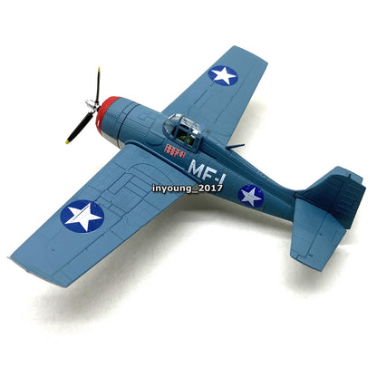 1/72 1937 Grumman F4F Wildcat USA Fighter Model Diecast Military Plane Model